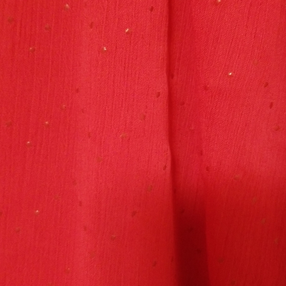 Mudd Fuschia Pink with gold sparkle tank top - Picture 5 of 8